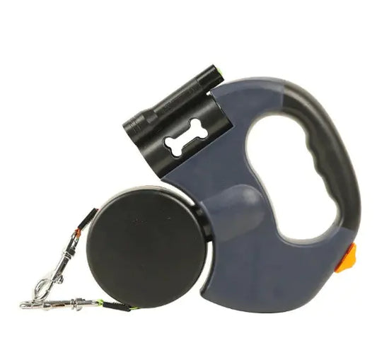 Retractable Double Dog Leash