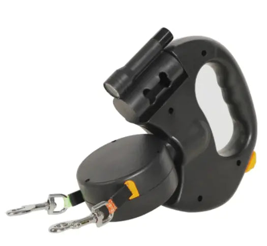 Retractable Double Dog Leash